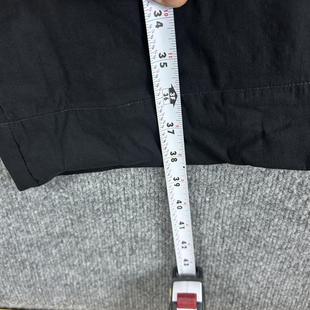 Maeve Pants 30 The Colette Wide Leg Cropped Linen Blend Black Casual Work Chic - Picture 12 of 12